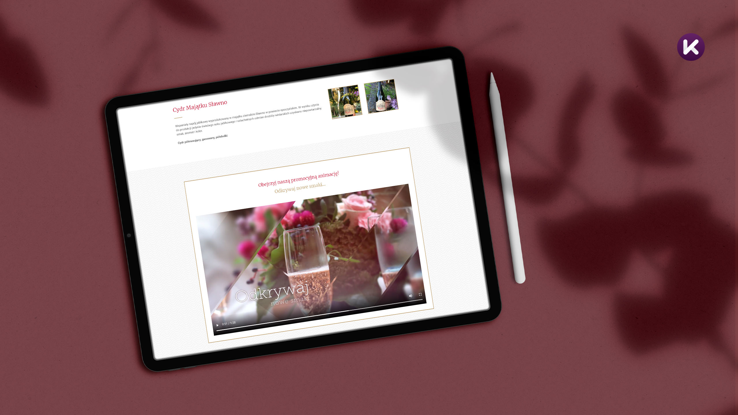 Strona internetowa i animacja