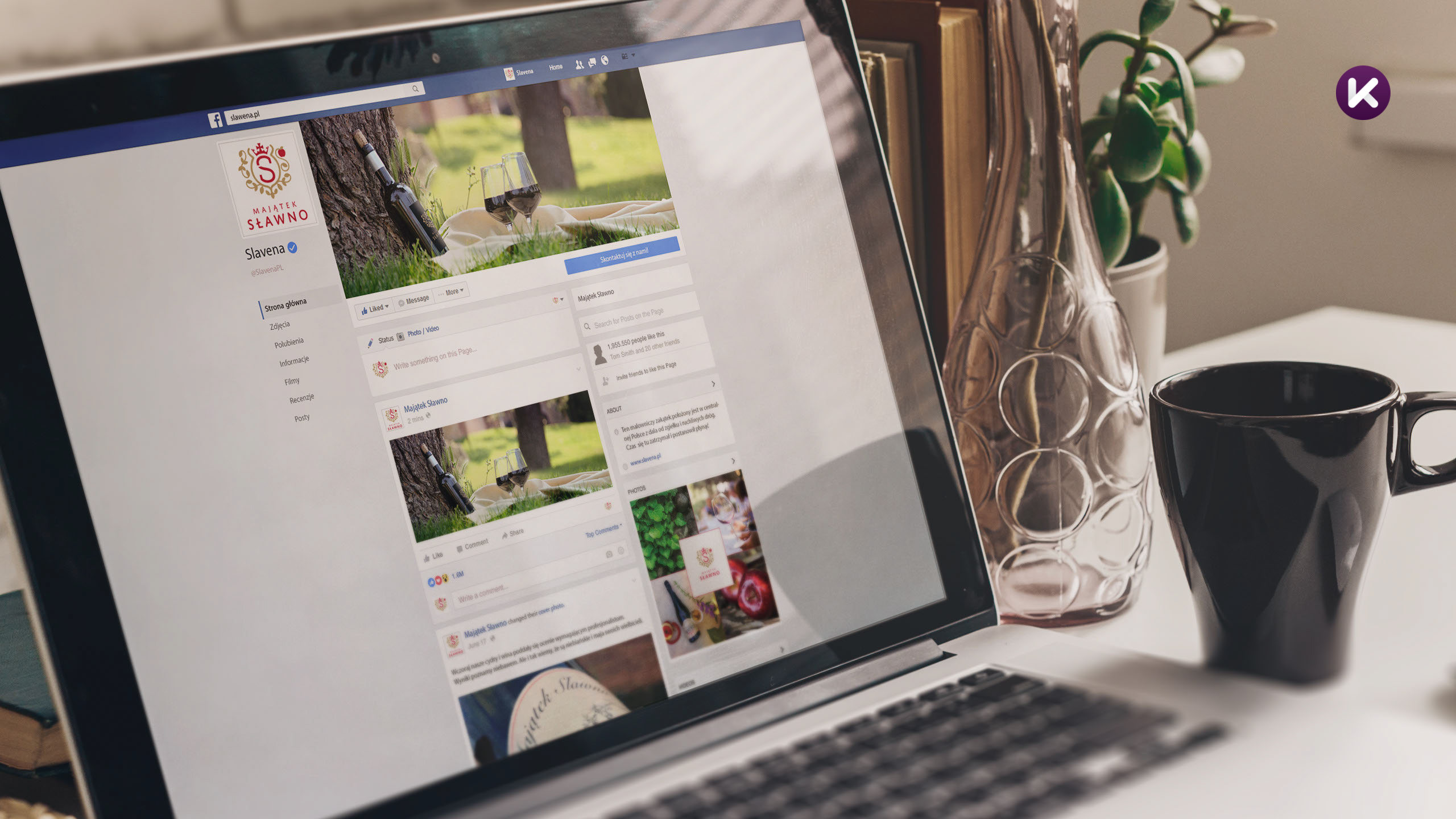 Profil społecznościowy - Majątek Sławno