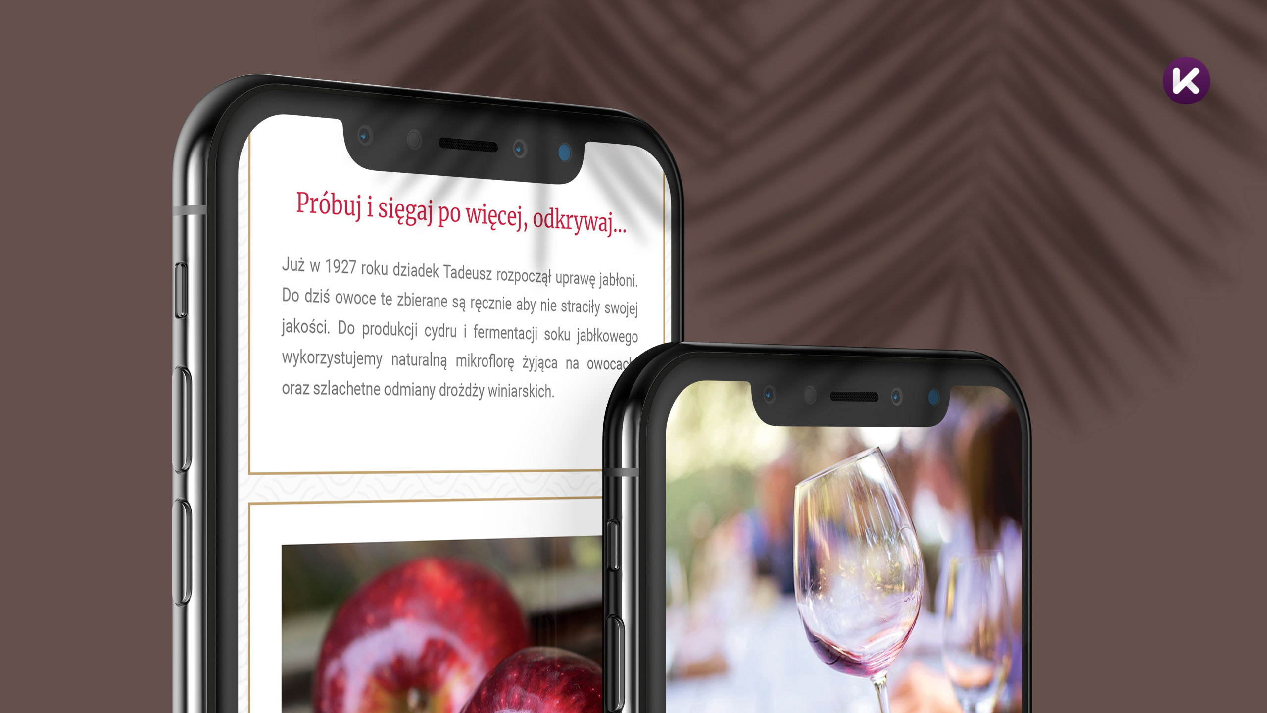 Strona internetowa w wersji mobilnej