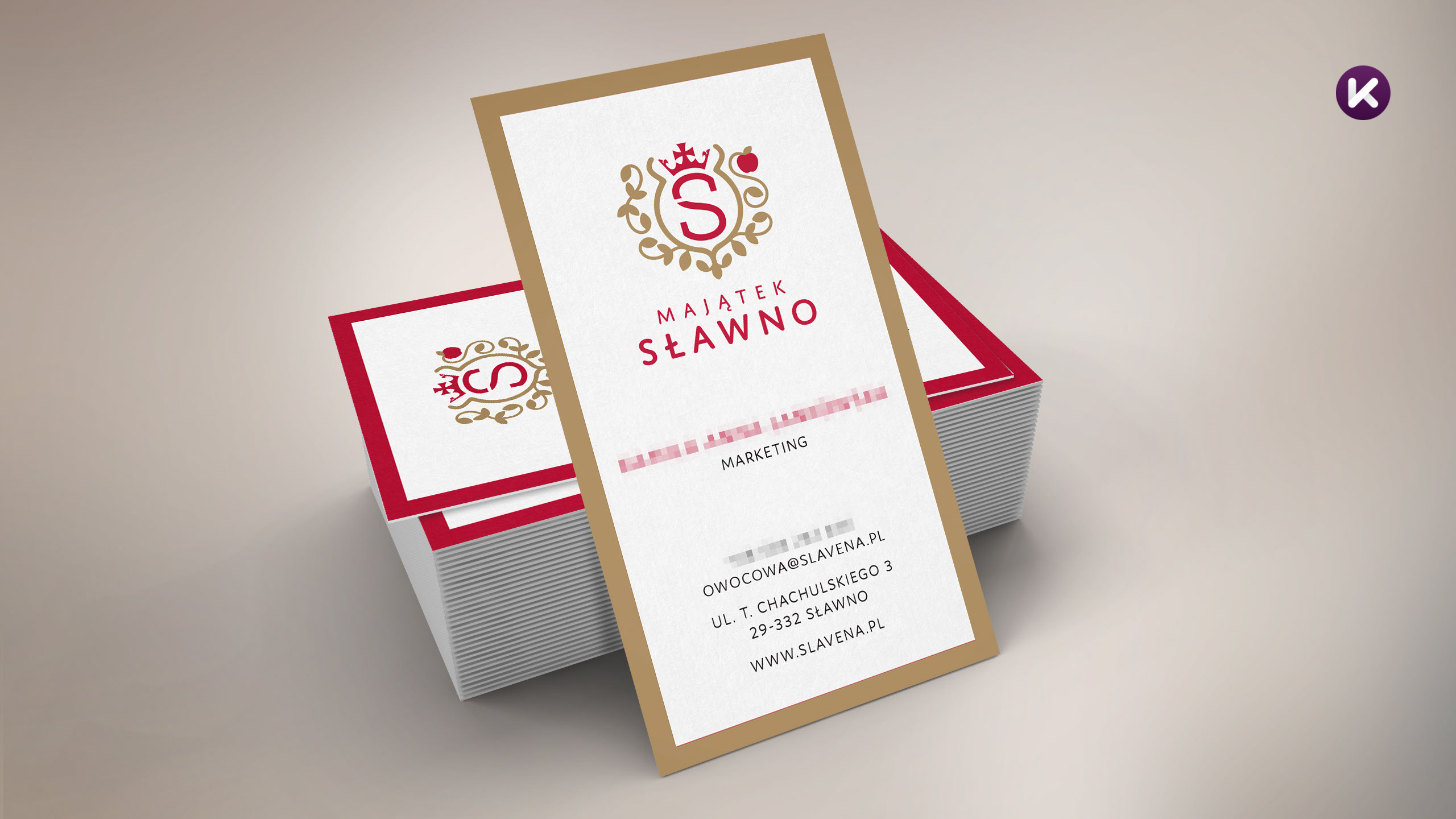 Wizytówka - Majątek Sławno