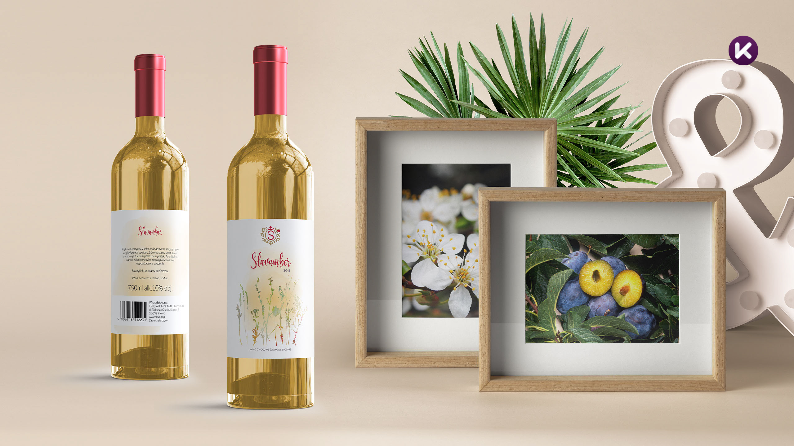 Etykieta Slavamber - Majątek Sławno