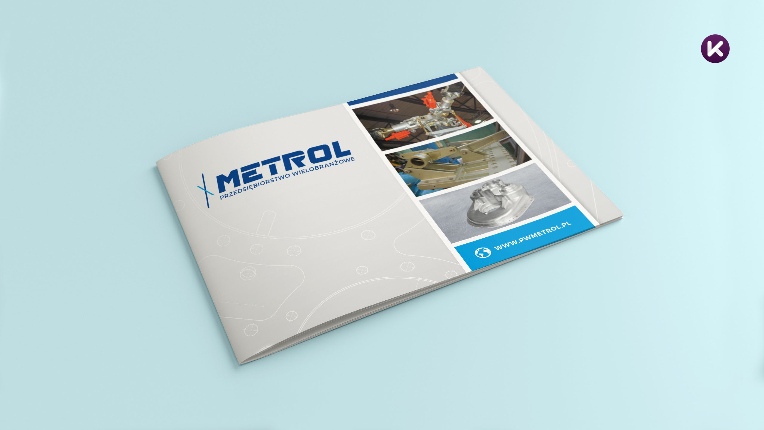 Okładka katalogu z ofertą firmy Metrol