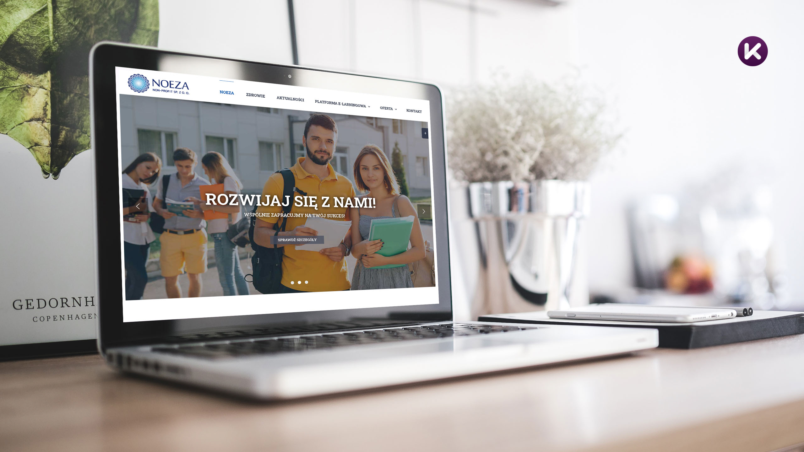 Rozwijaj się z nami! Strona internetowa firmy szkoleniowej z Mielca