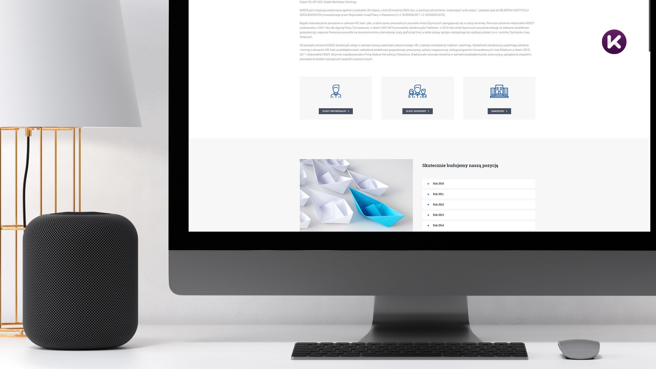 Strona główna firmy szkoleniowej z Mielca