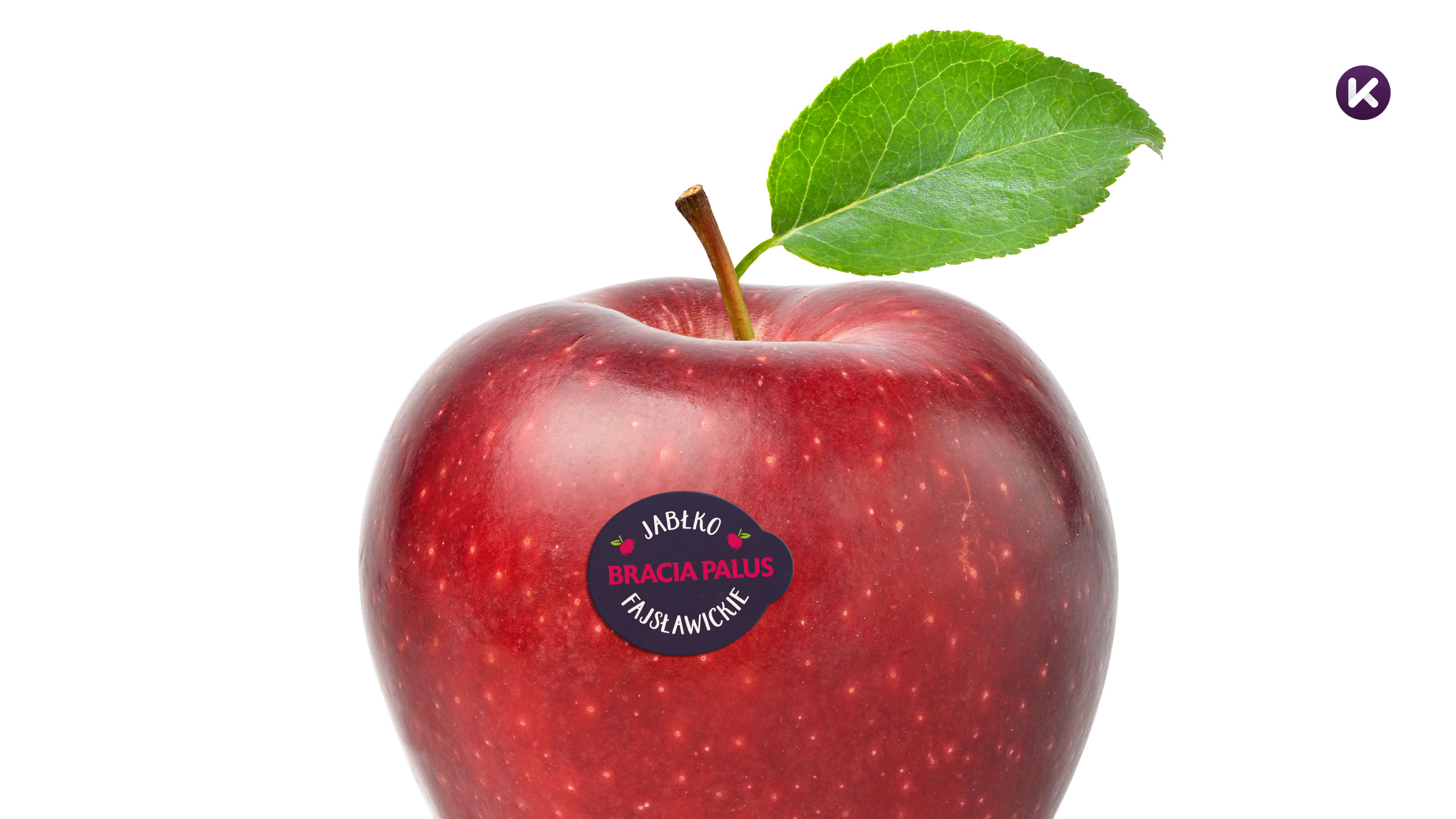 Naklejka Jabłko Fajsławickie Bracia Palus