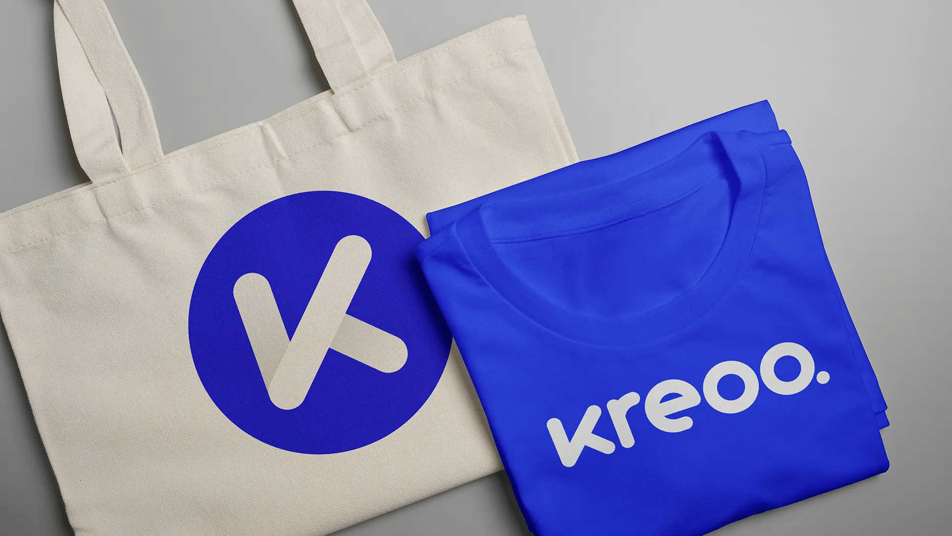 Gadżety reklamowe koszulka i torba z logo KREOO