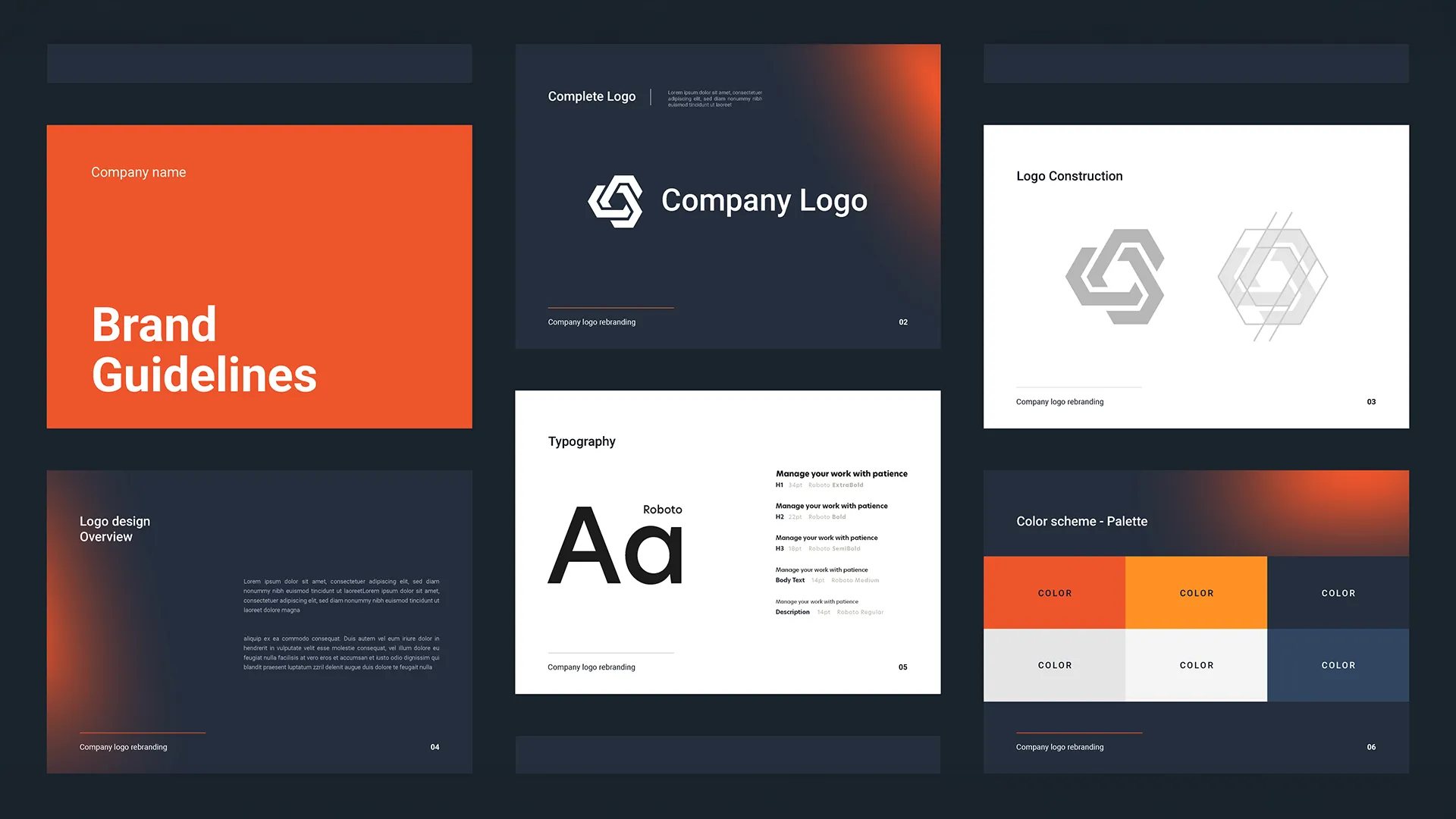 księga znaku i elementy identyfikacji wizualnej logo typografia kolorystyka