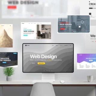 Projektowanie stron internetowych – przykłady layoutów stron www na ekranie komputera